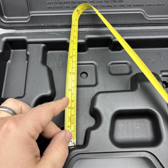 Springfield Armory XD-9 Factory Hard Plastic Pistol Empty Case Box Black - Picture 12 of 15